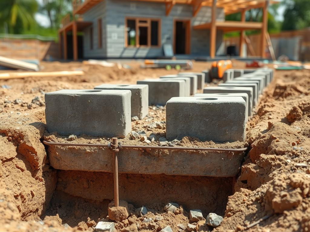 Koszt fundamentów pod dom 100 m²: jak zaplanować budżet uwzględniając typ fundamentu i warunki gruntowe