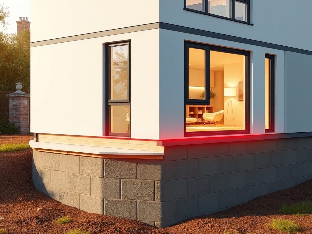 Połączenie ocieplenia fundamentu z elewacją: jak zapewnić ciągłość izolacji i uniknąć mostków termicznych